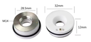 RayTools Ceramic Ring 32mm Diameter 14mm Thread 2D
