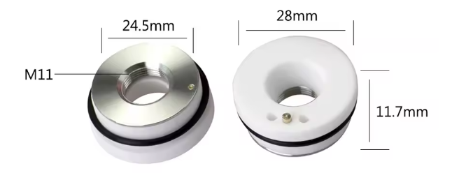 RayTools Ceramic Ring 28mm Diameter 11mm Thread 2D