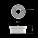 Cybecut Ceramic Ring D28-M11*0.75