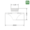 Raytools Nozzle Single (HP, for SS)