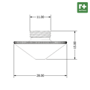 Raytools Nozzle Single(Int. double, for SS)