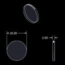 Cybecut Protective Lens 18mm Diameter 2mm Thickness 4kW Max Power