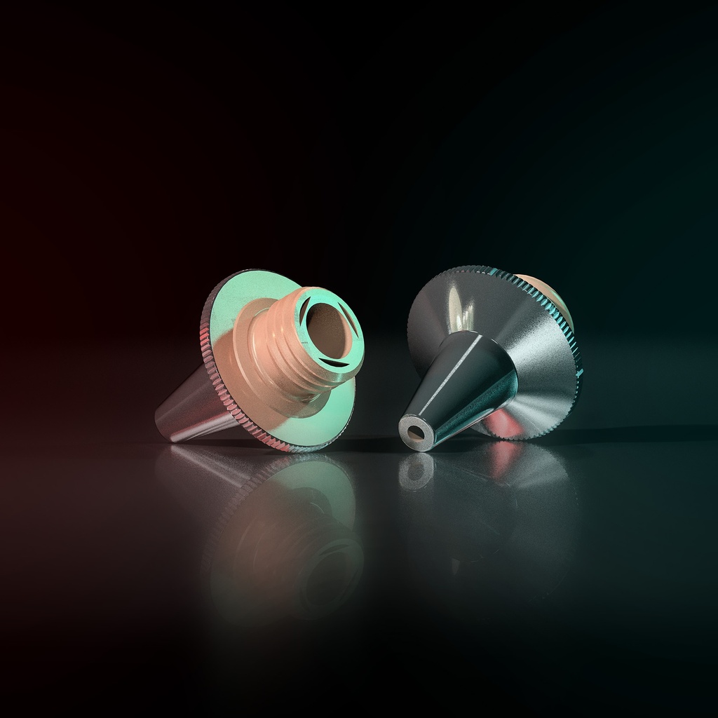 Cybecut Nozzle 1.2 Double 15mm Diameter 8mm Thread 3D