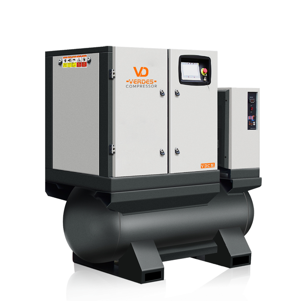 VERDES 4 in 1 Screw Air Compressor 15hp (11kw), 145lb (10bar) 220v
