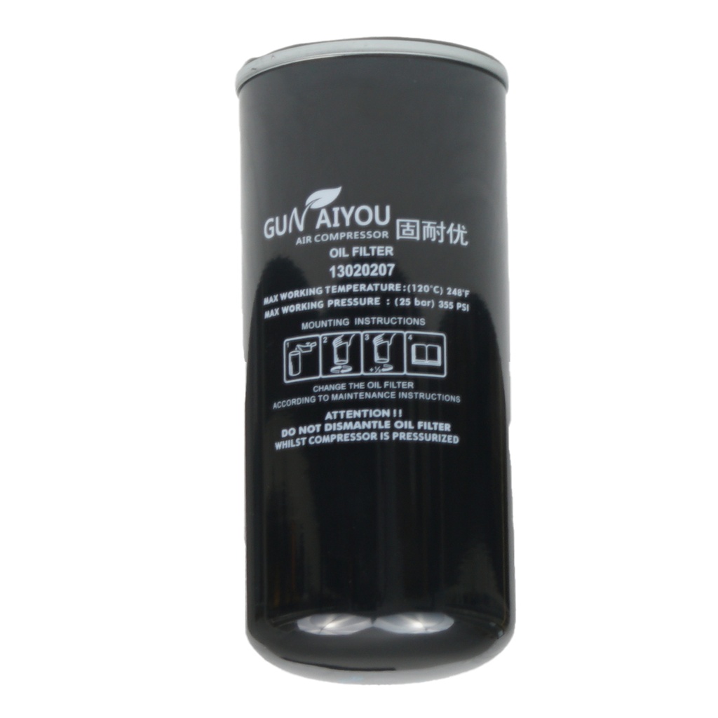 Bodor, Filtro de aceite para compresor 3.75" Diam X 8.5" Altura