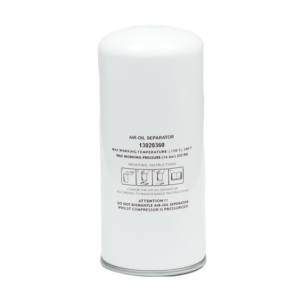 Bodor, Separador de aceite y gas 3.75" Diam X 8.5" Altura