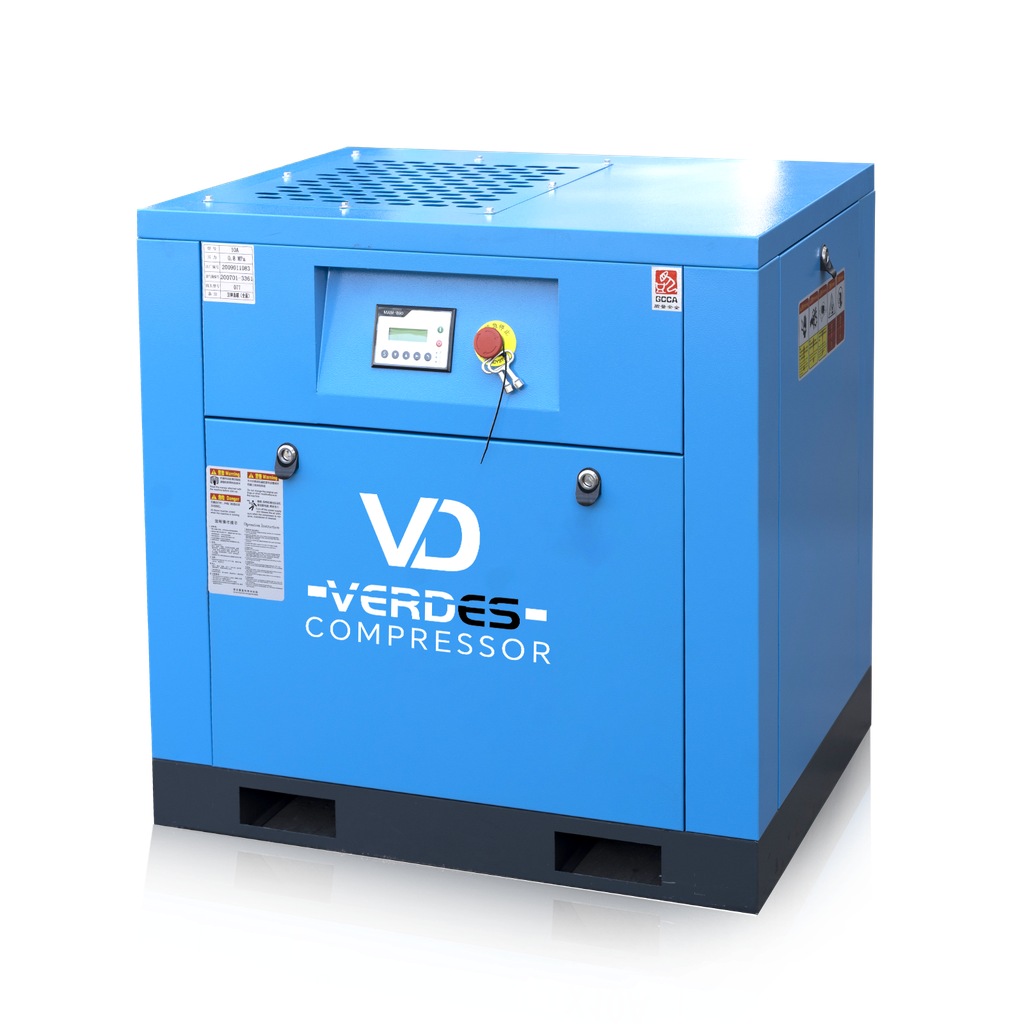 VERDES Screw Air Compressor 10hp (7.5kw), 145lb (10bar) 220v