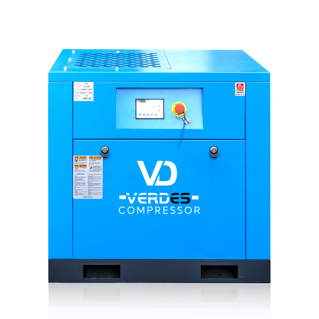 VERDES Screw Air Compressor 15hp (11kw), 145lb (10bar) 220v