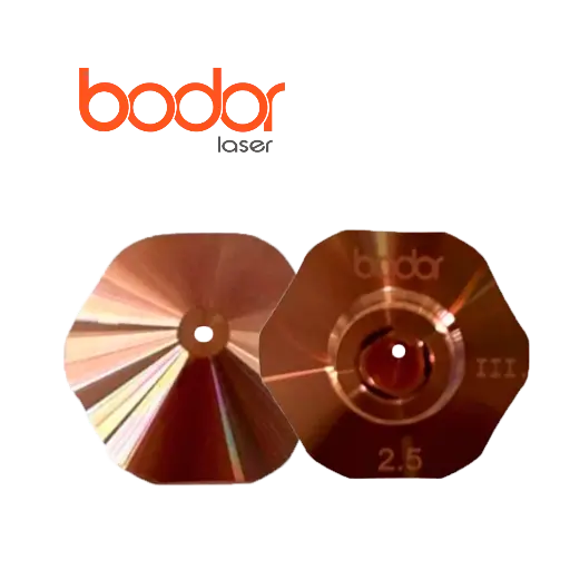 [30205001517] Bodor Boquilla 2.5 Doble 28mm Diámetro 11mm Rosca 2D
