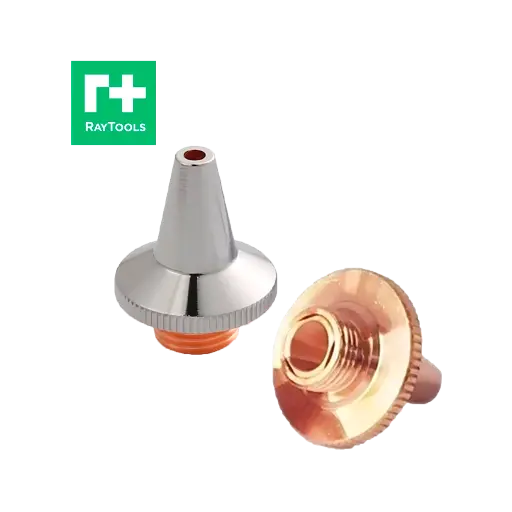 [XM.NOZ02.0036, 120GJT0210, RT-30805000069] RayTools Boquilla 1.0 Doble 15mm Diámetro 8mm Rosca 3D